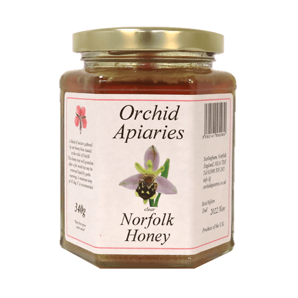 Orchid Apiaries Norfolk Clear Honey 340g